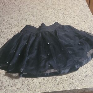 Elegant Black Tulle Skirt